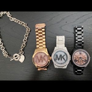 3 Michael Kors watches